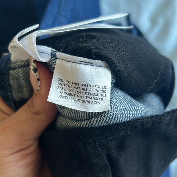 Madewell Super Wide-Leg Dark Blue Jeans - Picture 12 of 12